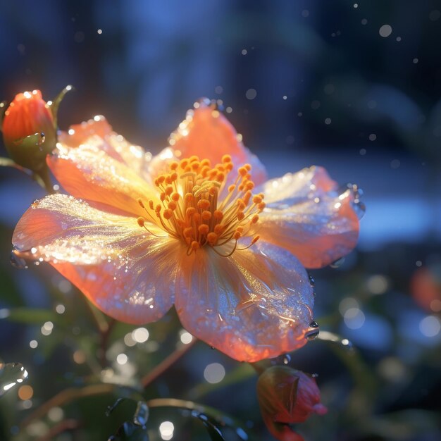 Beautiful flower In field showing nature