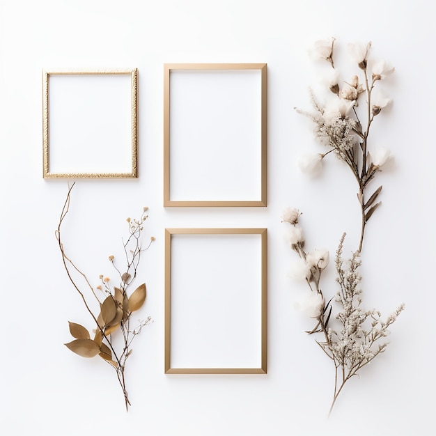 Beautiful flower frames