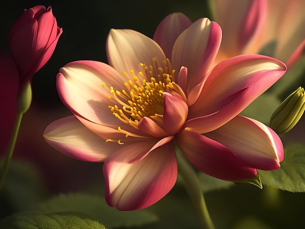 美しい花の風景 茶色の花