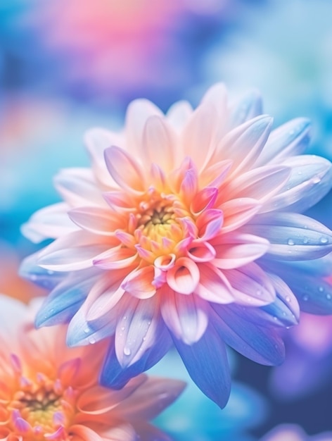 Premium AI Image | Beautiful flower template design