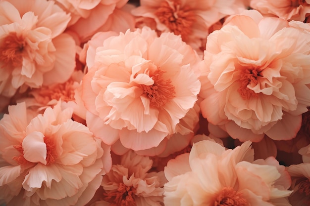 아름다운 꽃 배경 핑크색 피오니 꽃의 클로즈업