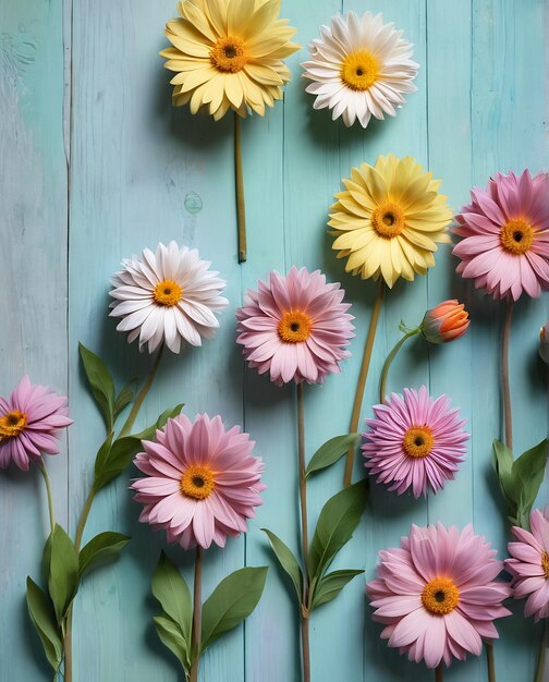 Foto bella carta di fiori