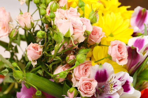 Beautiful flowers close up