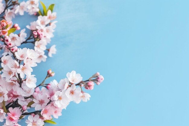 Beautiful flowers on color background