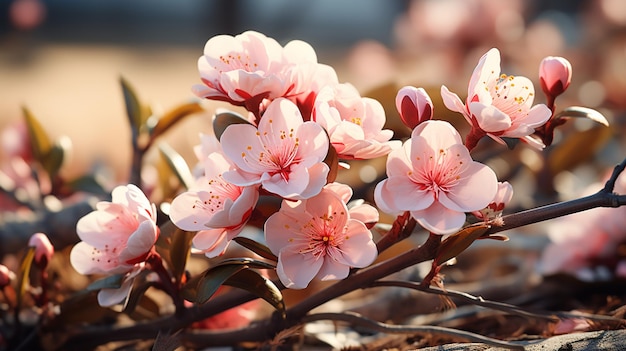 Beautiful flowers in the gardengenerative ai