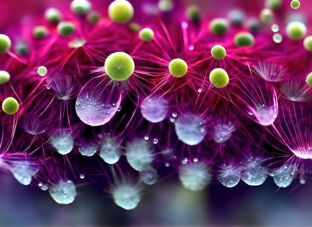 Beautiful flowers in vintage style with leaves closeup as a background