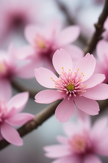 the beautiful flowers