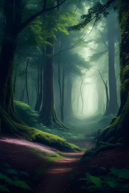 beautiful forest background