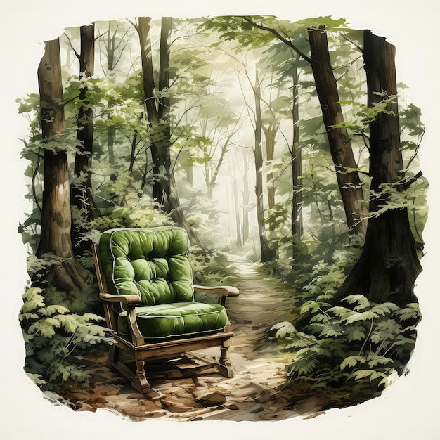 Beautiful Forest Chair