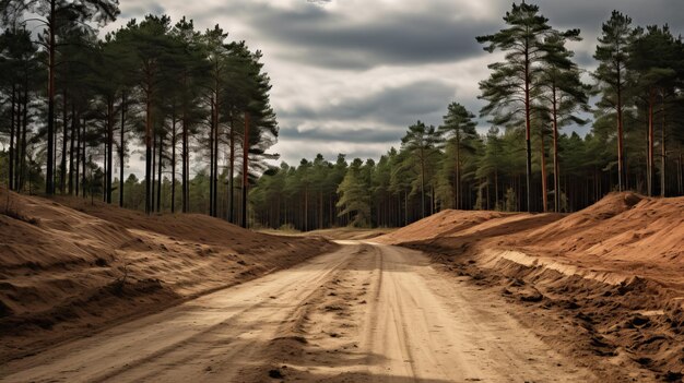 Foto bellissimo paesaggio forestale con sigma 85mm f14 dg hsm art lens