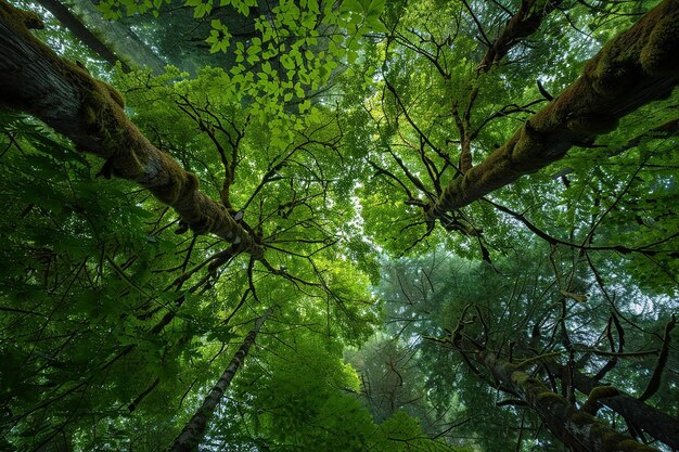 Foto bellissima foresta