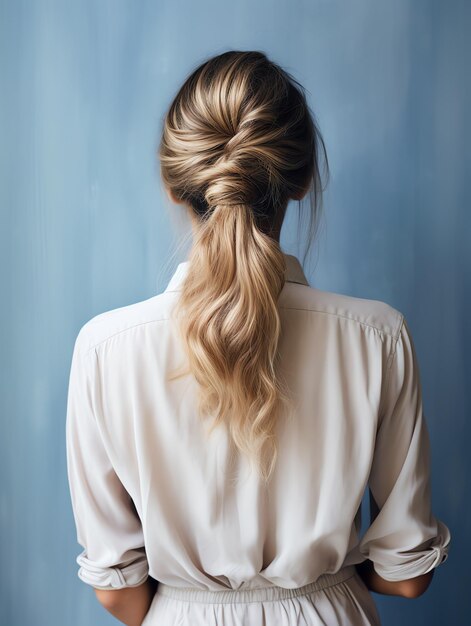 beautiful French twist hair style