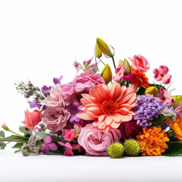 Foto un bel bouquet di fiori freschi