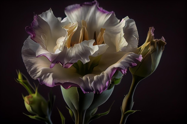 Beautiful and fresh Lisianthus flowers