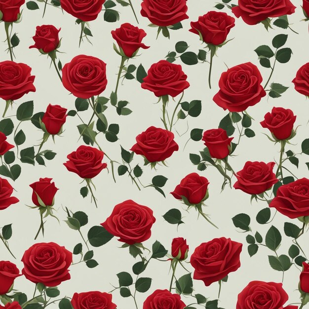 Photo a beautiful and fresh red rose background