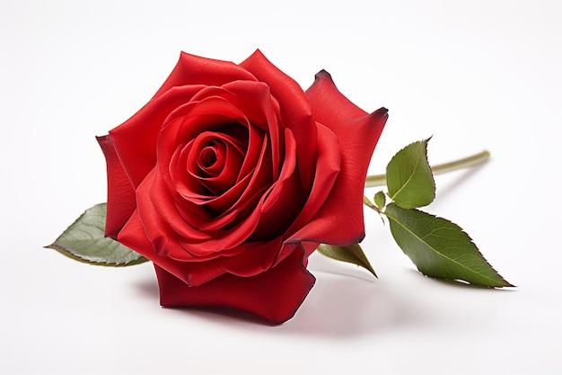 beautiful fresh red rose