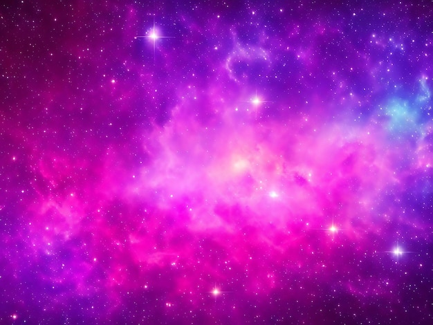 Beautiful galaxy background with nebula cosmos stardust and bright shining stars in universe