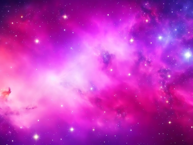 Beautiful galaxy background with nebula cosmos stardust and bright shining stars in universe