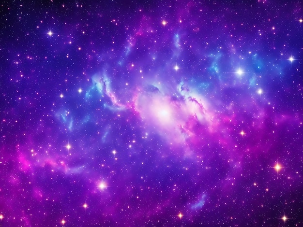 Beautiful galaxy background with nebula cosmos stardust and bright shining stars in universe