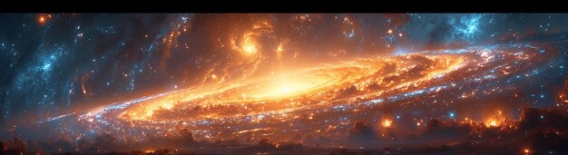 beautiful galaxy wallpaper AI generative