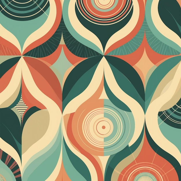 beautiful geometric seamless patten background