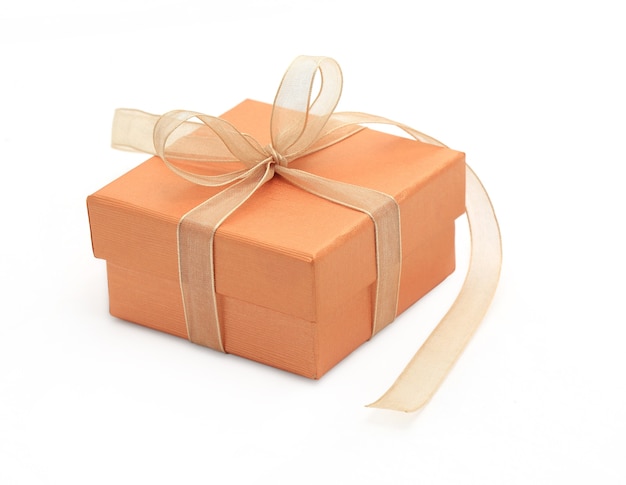 Beautiful gift boxes on white background