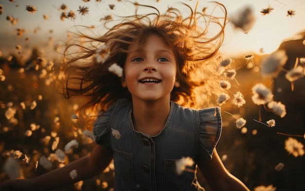 Foto fotografia di una bella ragazza ia generativa