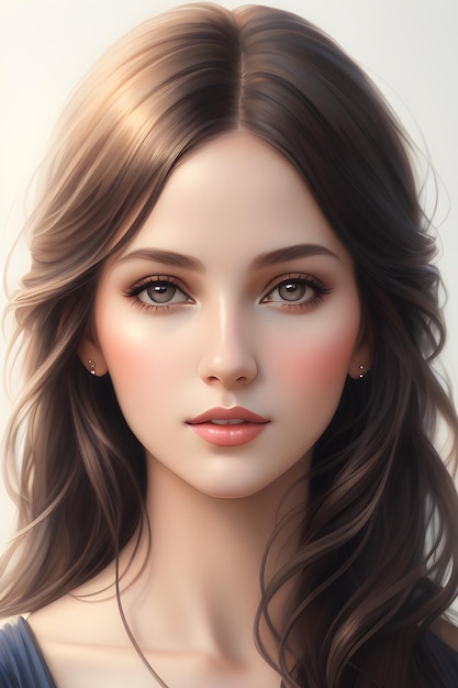 Beautiful girl portrait