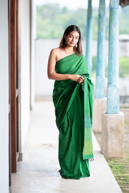 Beautiful girl in saree