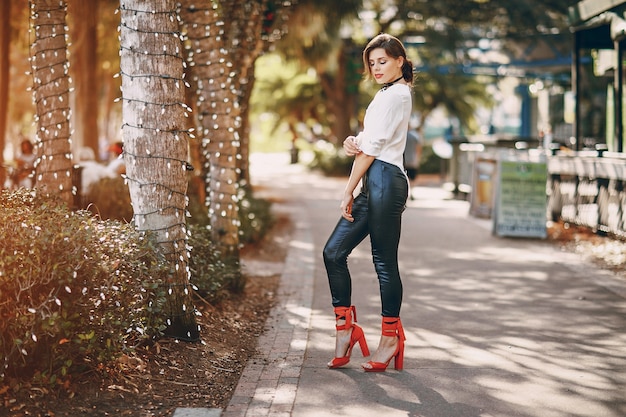 beautiful girl on the street