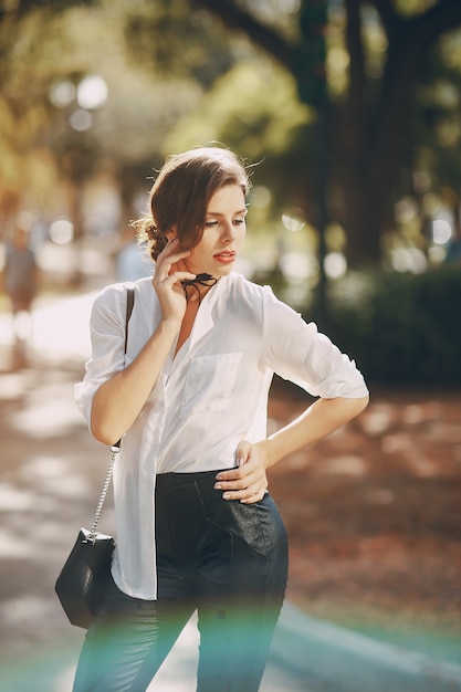 beautiful girl on the street