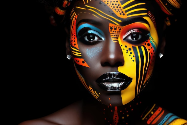 200 African Women Body Paint Stock Photos - Free & Royalty-Free Stock  Photos from Dreamstime