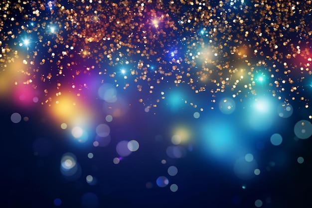 Beautiful glitter particles background