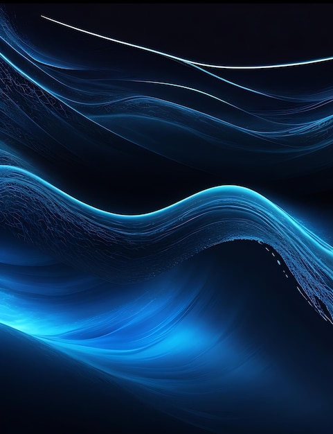 Beautiful Glowing Abstract Waves Wallpaper Windows Wallpaper