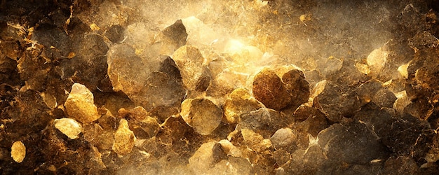 Premium AI Image | Beautiful Gold Stone Background