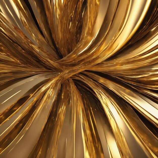 Photo beautiful golden background computer generated 3d rendering abstract texture