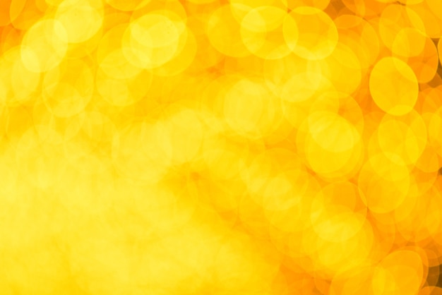 Beautiful golden bokeh background. Abstract.