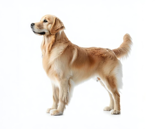 Photo a beautiful golden retriever dog