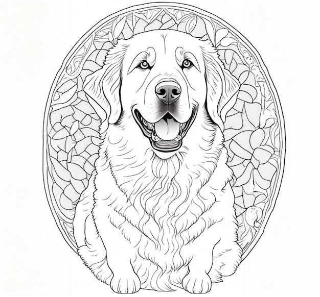 Premium AI Image | Beautiful Golden Retriever or Labrador Retriever