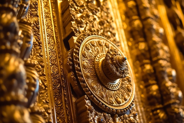 인도 암리차르에 위치한 아름다운 황금 사원
