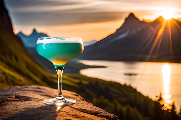 Beautiful and good taste mixed alcoholic cocktails drinks