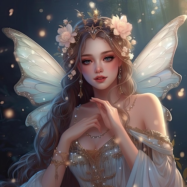 beautiful and gorgeous and magical fairy