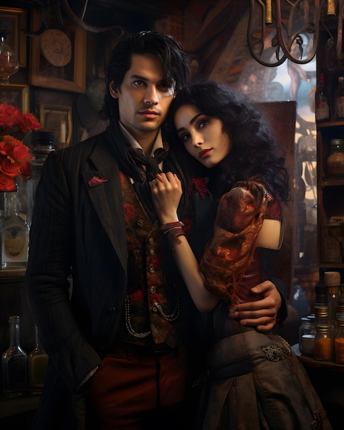 Beautiful Gothic Couple