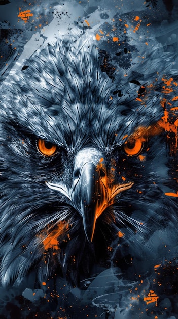 A beautiful graphic of the mighty eagle for background wallpaper