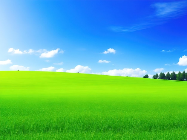 beautiful grass field landscape background wallpaper
