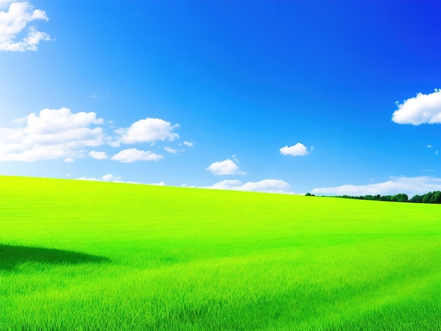 beautiful grass field landscape background wallpaper