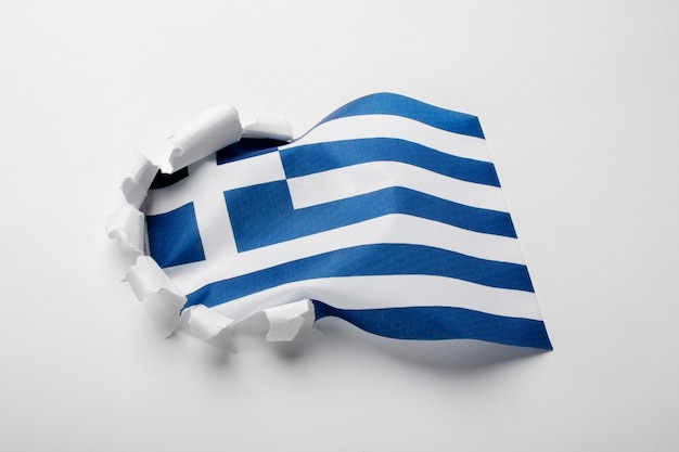 Beautiful greek flag