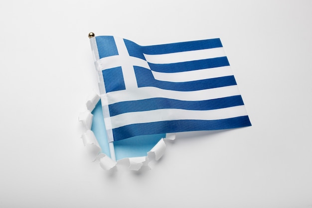 Beautiful greek flag