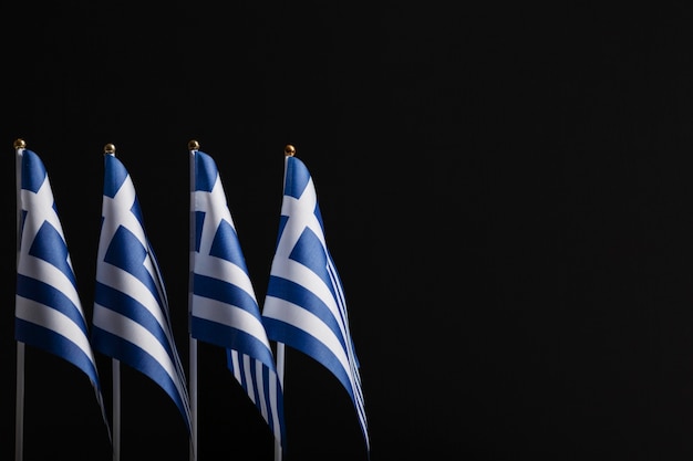 Photo beautiful greek flag