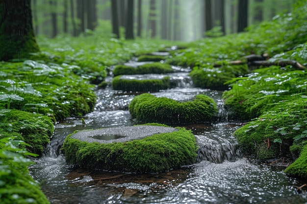 the beautiful green of nature professional photography